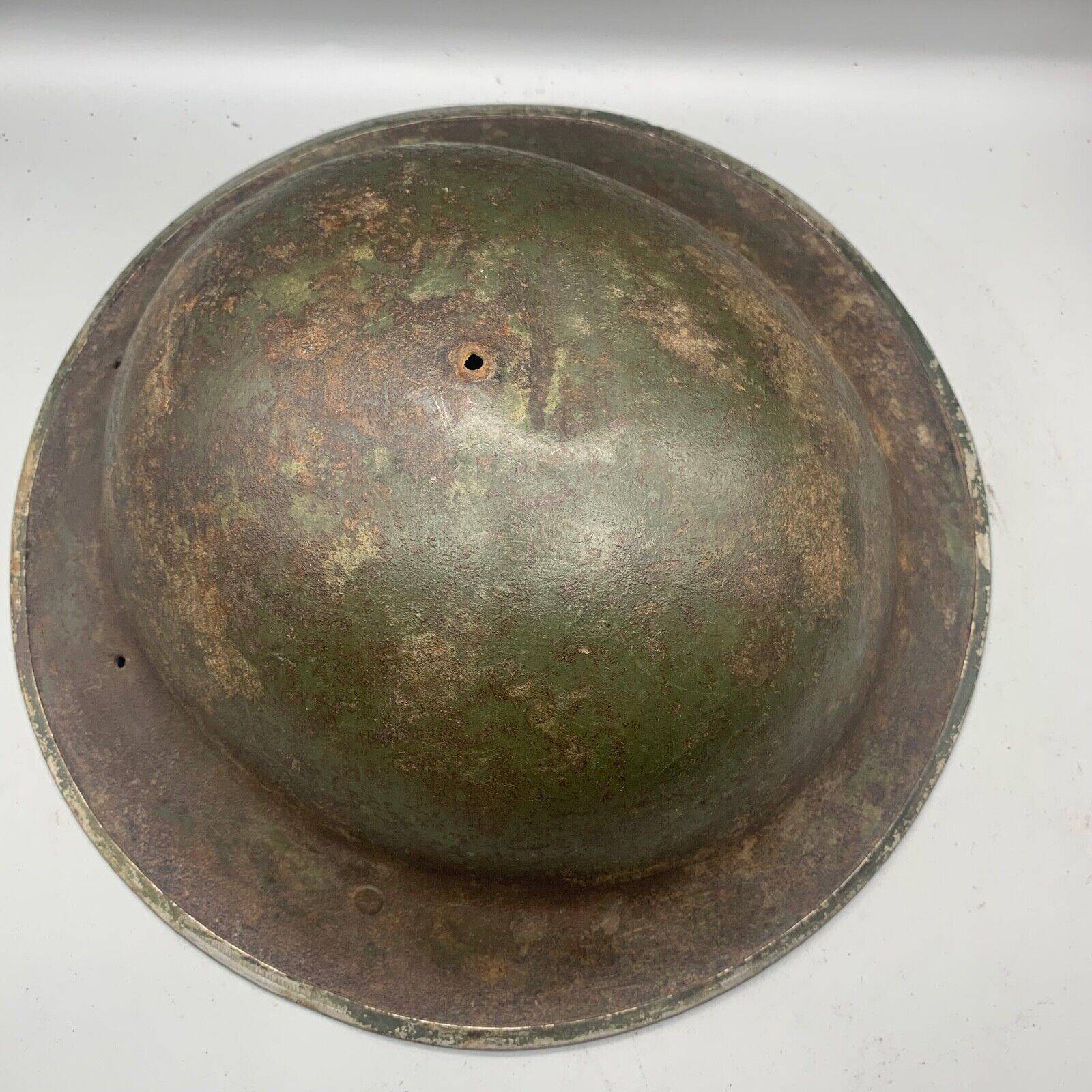 Original WW2 South African Army Mk2 Brodie Helmet - British Style Combat Helmet - The Militaria Shop