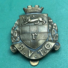 Load image into Gallery viewer, Original British Army Volunteer Training Corps Rochester Cap Badge - The Militaria Shop