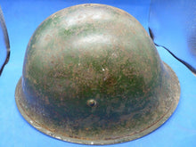 Charger l'image dans la galerie, Original WW2 British / Canadian Army Mk3 High Rivet Turtle Army Helmet & Lin - The Militaria Shop