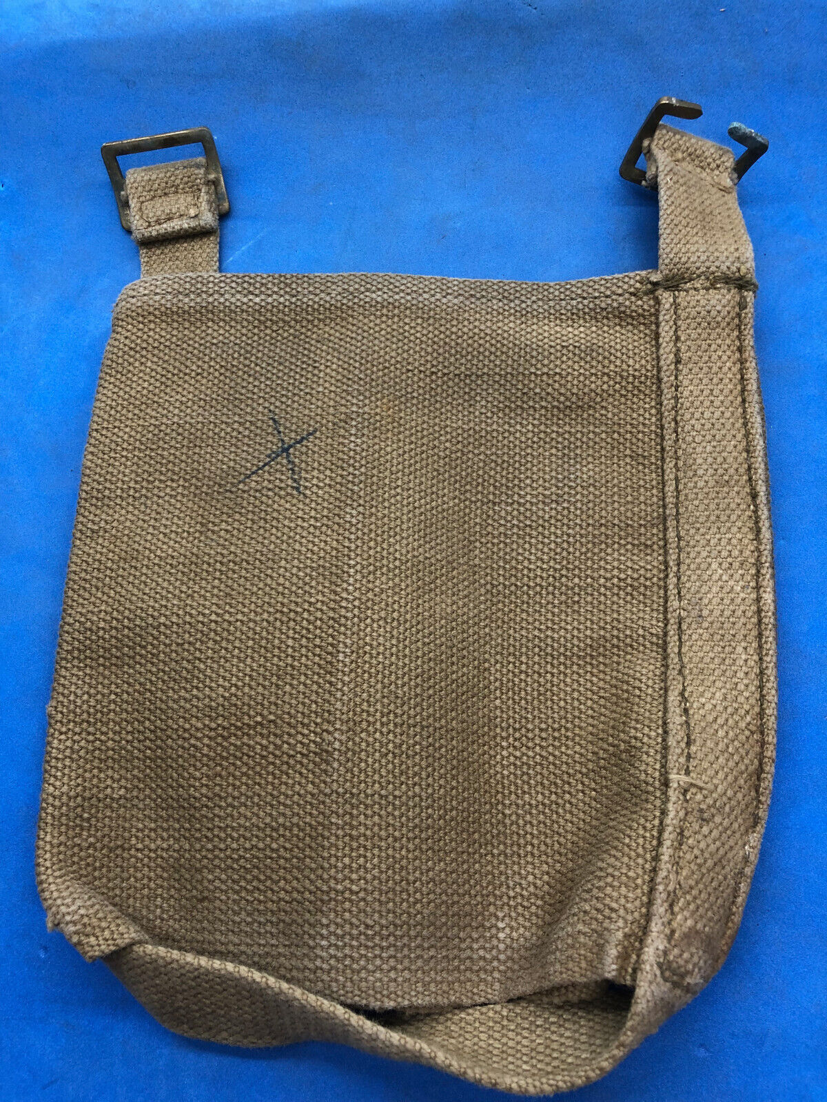 WW2 British Army 37 Pattern Webbing Water Bottle Carrier Harness - 1944 Dated - The Militaria Shop
