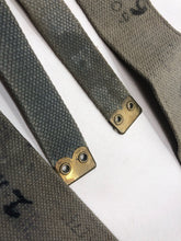 Load image into Gallery viewer, Original WW2 37 Patternn Webbing British RAF Royal Air Force L Straps Set - The Militaria Shop