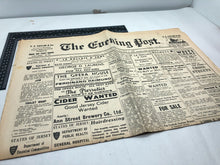 Load image into Gallery viewer, Original WW2 British Newspaper Channel Islands Occupation Jersey - October 1942 - The Militaria Shop