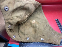 Load image into Gallery viewer, WW2 British Army Khaki Tank Suit Hood in used condition. (pixie suit). - The Militaria Shop
