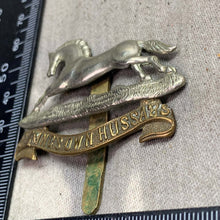 Load image into Gallery viewer, Original WW2 British Army Cap Badge - 3rd The King's Own Hussars - The Militaria Shop