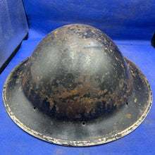 Load image into Gallery viewer, Original WW2 British Army Mk2 Brodie Combat Helmet - The Militaria Shop