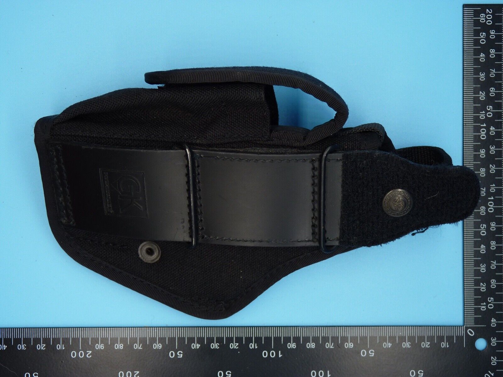 Black Fabric Tactical Belt Mounted Pistol Holster - GK Pro - The Militaria Shop