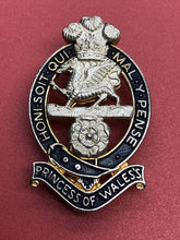 Load image into Gallery viewer, Genuine British Army Princess of Wales's Royal Regiment Cap Badge - The Militaria Shop