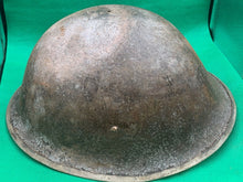 Lade das Bild in den Galerie-Viewer, Original WW2 British Army / Canadian Army Mk3 Turtle Combat Helmet - The Militaria Shop