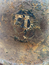 Load image into Gallery viewer, Geunine British / Canadian Army Mk3 WW2 Combat Helmet - Uncleaned Original - The Militaria Shop