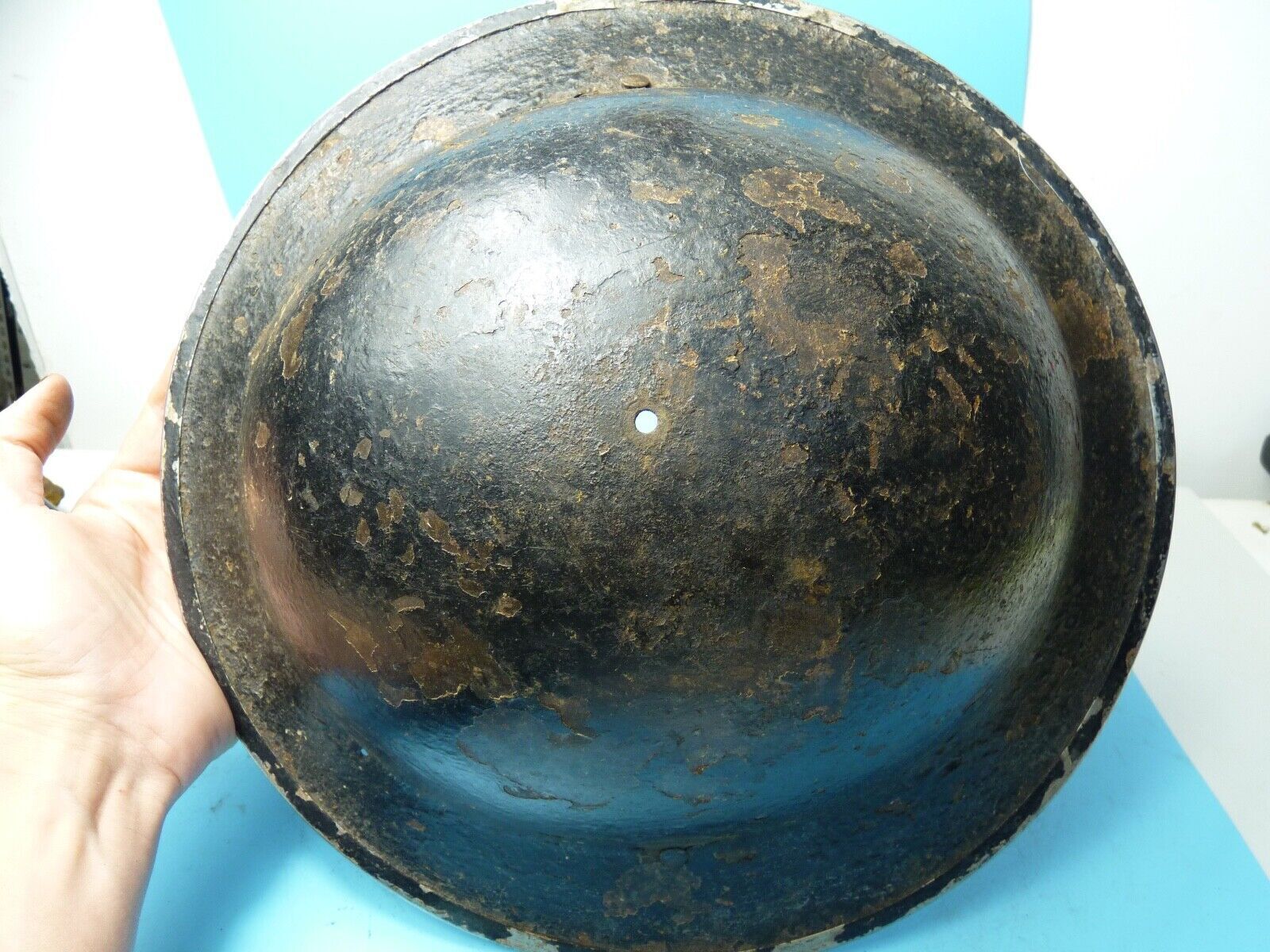 Original WW2 South African Army Mk2 Brodie Helmet - British Style Combat Helmet - The Militaria Shop