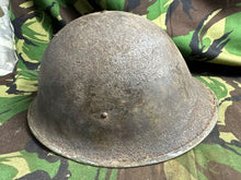Load image into Gallery viewer, Genuine British / Canadian Army Mark 3 Turtle Helmet - Original WW2 Helmet - The Militaria Shop