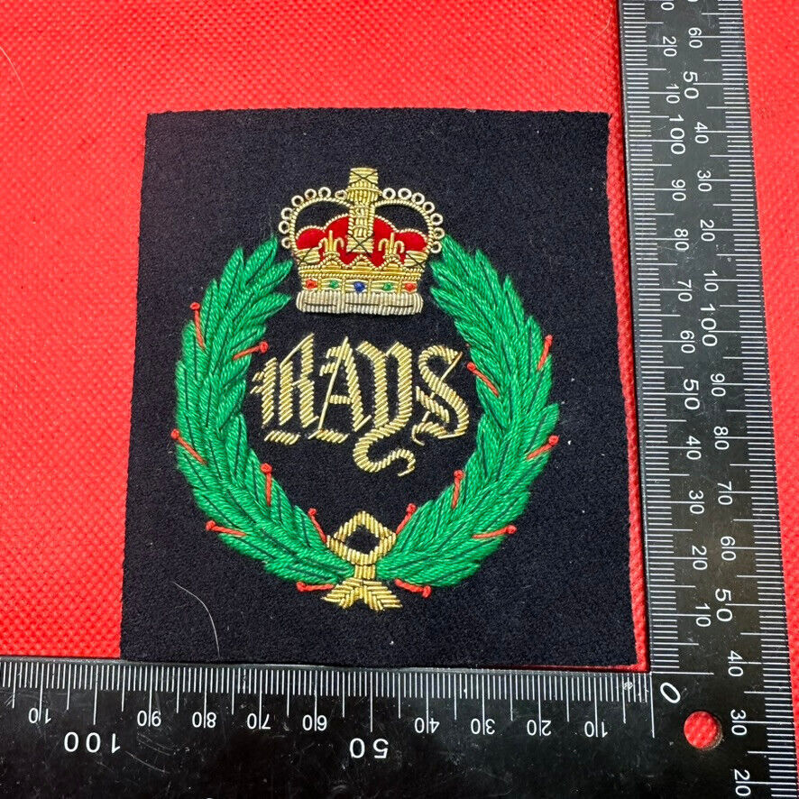 British Army Bullion Embroidered Blazer Badge - 2nd Dragoon Guards - The Militaria Shop