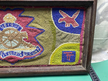 Load image into Gallery viewer, Large 50th (Northumbrian) Infantry Division - Artillery Framed Tapestry - The Militaria Shop