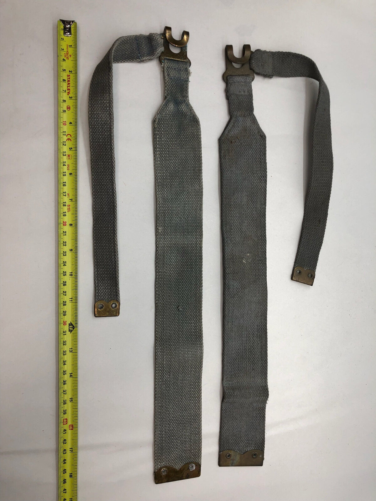Original WW2 British Royal Air Force Blue 37 Pattern L Strap Set - The Militaria Shop