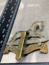 Load image into Gallery viewer, Original WW2 British Army Cap Badge - 3rd The King's Own Hussars - The Militaria Shop