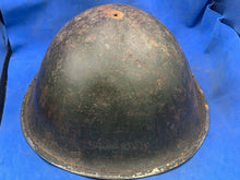 Load image into Gallery viewer, Original WW2 British Army / Canadian Army Mk3 Turtle Combat Helmet - The Militaria Shop