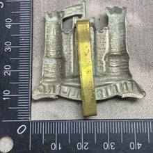 Load image into Gallery viewer, Original WW1 British Army Cap Badge - 6th (Inniskilling) Dragoons - The Militaria Shop