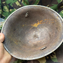 Load image into Gallery viewer, Original WW2 British / Canadian Army Mk3 Turtle Helmet - The Militaria Shop