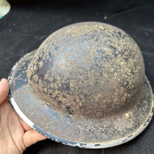 Lade das Bild in den Galerie-Viewer, Original WW2 British Home Front Civil Defence Warden's Helmet - Complete - - The Militaria Shop