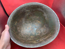 Lade das Bild in den Galerie-Viewer, Original WW2 British Army / Canadian Army Mk3 Turtle Combat Helmet - The Militaria Shop
