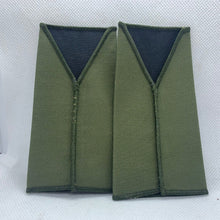Load image into Gallery viewer, Cadet ACF OD Green Rank Slides / Epaulette Pair Genuine British Army - NEW - The Militaria Shop