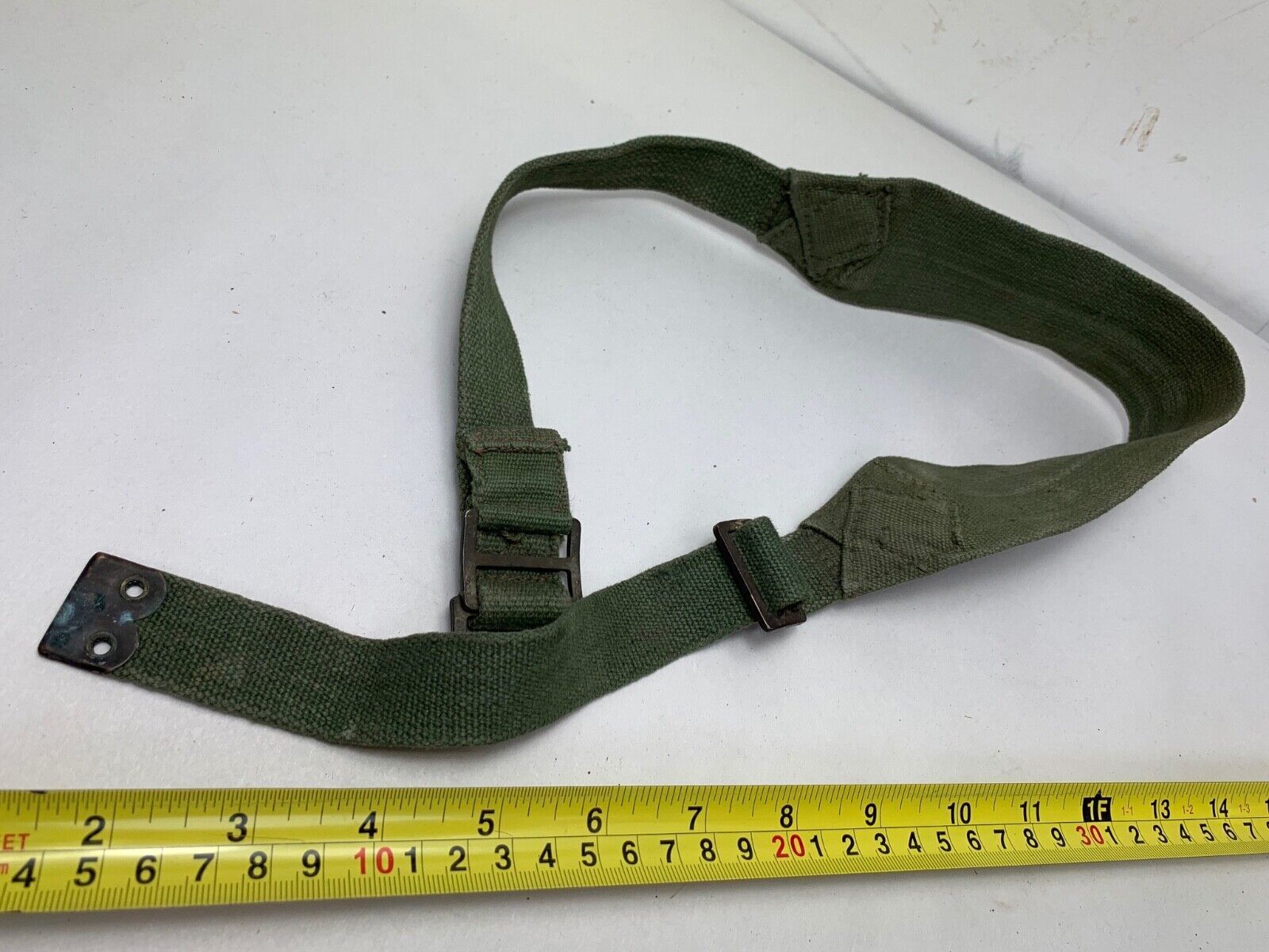 Original WW2 British Army 44 Pattern Shoulder Strap - 1945 Dated - The Militaria Shop