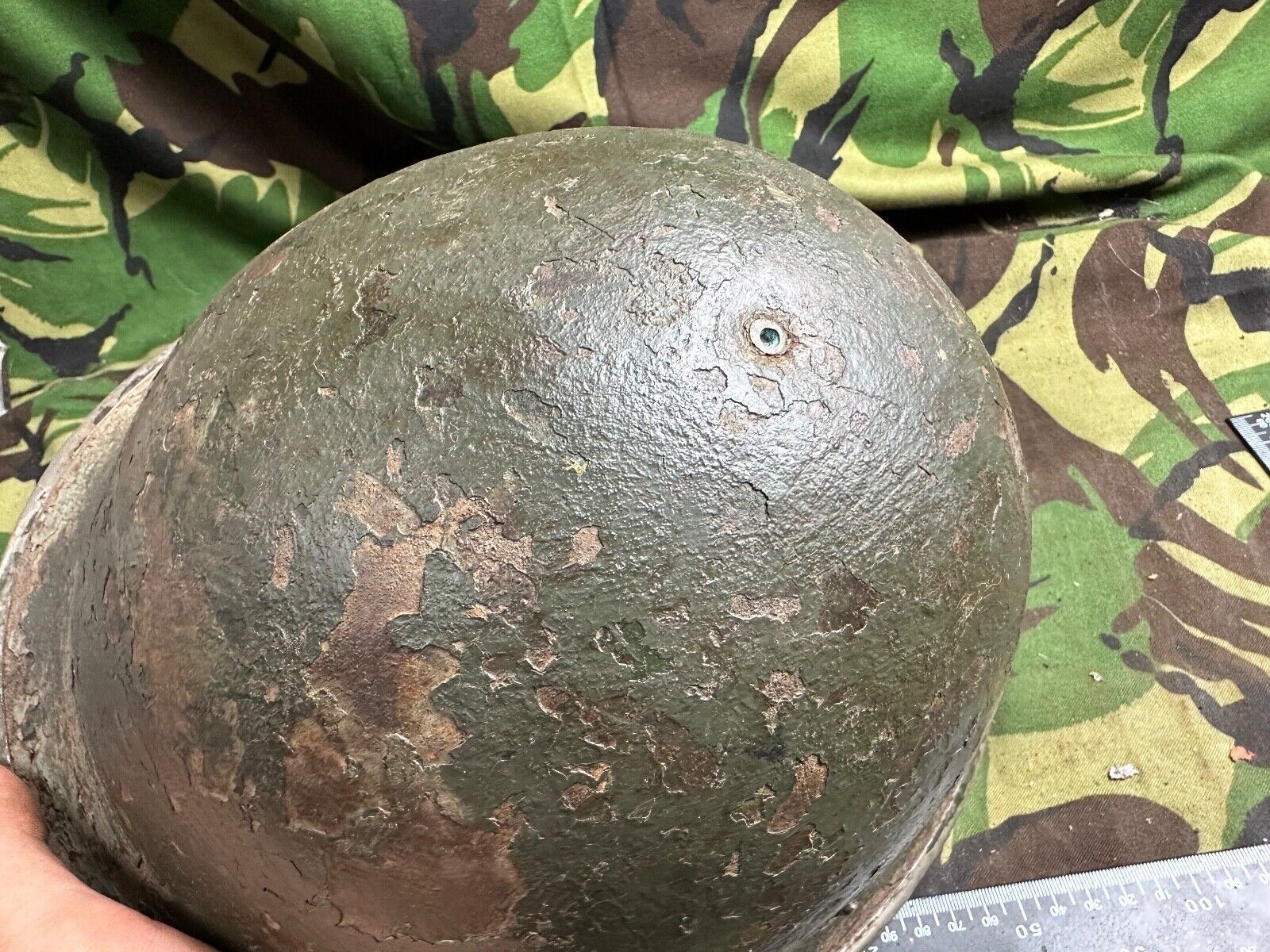 British / Canadian Army Mark 3 Turtle Helmet - Original WW2 Combat Helmet - The Militaria Shop