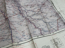 Load image into Gallery viewer, Original WW2 British Army / RAF Map Showing RAF Bases - Khartoum Africa - The Militaria Shop