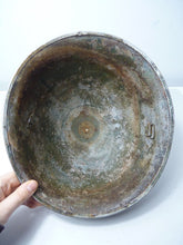 Load image into Gallery viewer, Mk3 Canadian / British Army Original WW2 Turtle Helmet High Rivet - The Militaria Shop