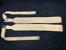 Load image into Gallery viewer, Original WW2 British Army 37 Pattern Khaki L-Straps Webbing - Wartime Dated - The Militaria Shop