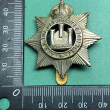 Load image into Gallery viewer, Original WW1 British Army Cap Badge -4th Volunteer Batallion Devonshire Regiment - The Militaria Shop