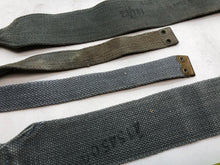 Load image into Gallery viewer, Original WW2 British Royal Air Force Blue 37 Pattern L Strap Set - The Militaria Shop
