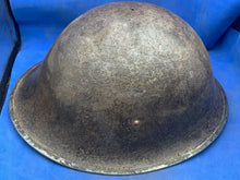 Load image into Gallery viewer, Original WW2 British Army / Canadian Army Mk3 Turtle Combat Helmet - The Militaria Shop