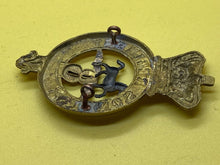 Load image into Gallery viewer, Original British Army - Victorian 8th King's Regiment of Foot Glengarry Bad - The Militaria Shop