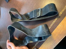 Load image into Gallery viewer, Black Leather Pistol Belt - 28 Inch Max - B68 - The Militaria Shop