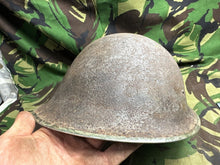 Load image into Gallery viewer, Genuine British / Canadian Army Mark 3 Turtle Helmet - Original WW2 Helmet - The Militaria Shop