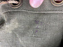 Load image into Gallery viewer, Original WW2 British Army Officer's Large Canvas Washing Bowl - The Militaria Shop