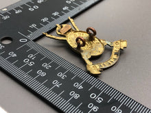 Load image into Gallery viewer, Original WW1 British Army Cap Badge - Hampshire Yeomanry Carabiniers - The Militaria Shop