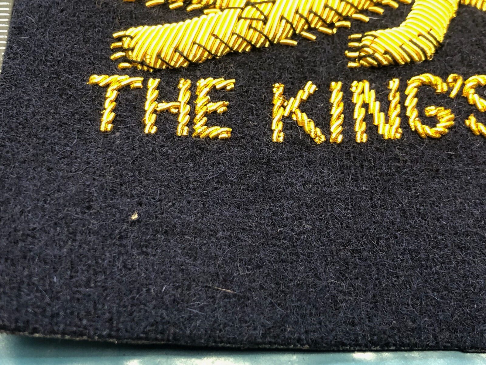 British Army Bullion Embroidered Blazer Badge - The Kings Own - The Militaria Shop