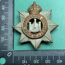 Load image into Gallery viewer, Original WW2 British Army Cap Badge - The Devonshire Regiment - The Militaria Shop