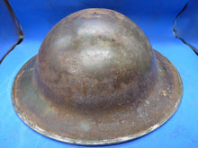 Load image into Gallery viewer, Original WW2 South African Army Mk2 Brodie Helmet - British Style Combat Helmet - The Militaria Shop