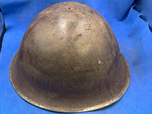 Load image into Gallery viewer, Original WW2 British Army / Canadian Army Mk3 Turtle Combat Helmet - The Militaria Shop