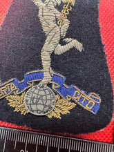 Load image into Gallery viewer, British Army Bullion Embroidered Blazer Badge - Signal Corps - The Militaria Shop