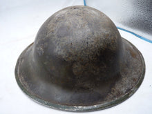 Load image into Gallery viewer, Original WW2 British Style South African Mk2 Army Combat Helmet - The Militaria Shop