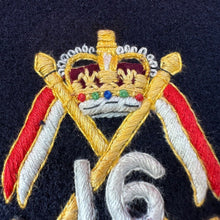 Charger l'image dans la galerie, British Army 16th The Queen's Lancers Regiment Embroidered Blazer Badge - The Militaria Shop