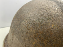 Load image into Gallery viewer, Original WW2 British / Canadian Army Mk3 High Rivet Combat Helmet Shell - The Militaria Shop