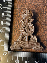 Charger l'image dans la galerie, Original WW2 British Army Economy Bakelite Royal Army Labour Corps Cap Badge - The Militaria Shop