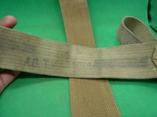 Load image into Gallery viewer, Original WW2 Pattern British Army L Straps Pair - 37 Pattern Webbing Haversack - The Militaria Shop