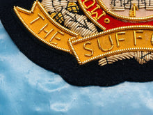 Lade das Bild in den Galerie-Viewer, British Army Bullion Embroidered Blazer Badge - The Suffolk Regiment - The Militaria Shop