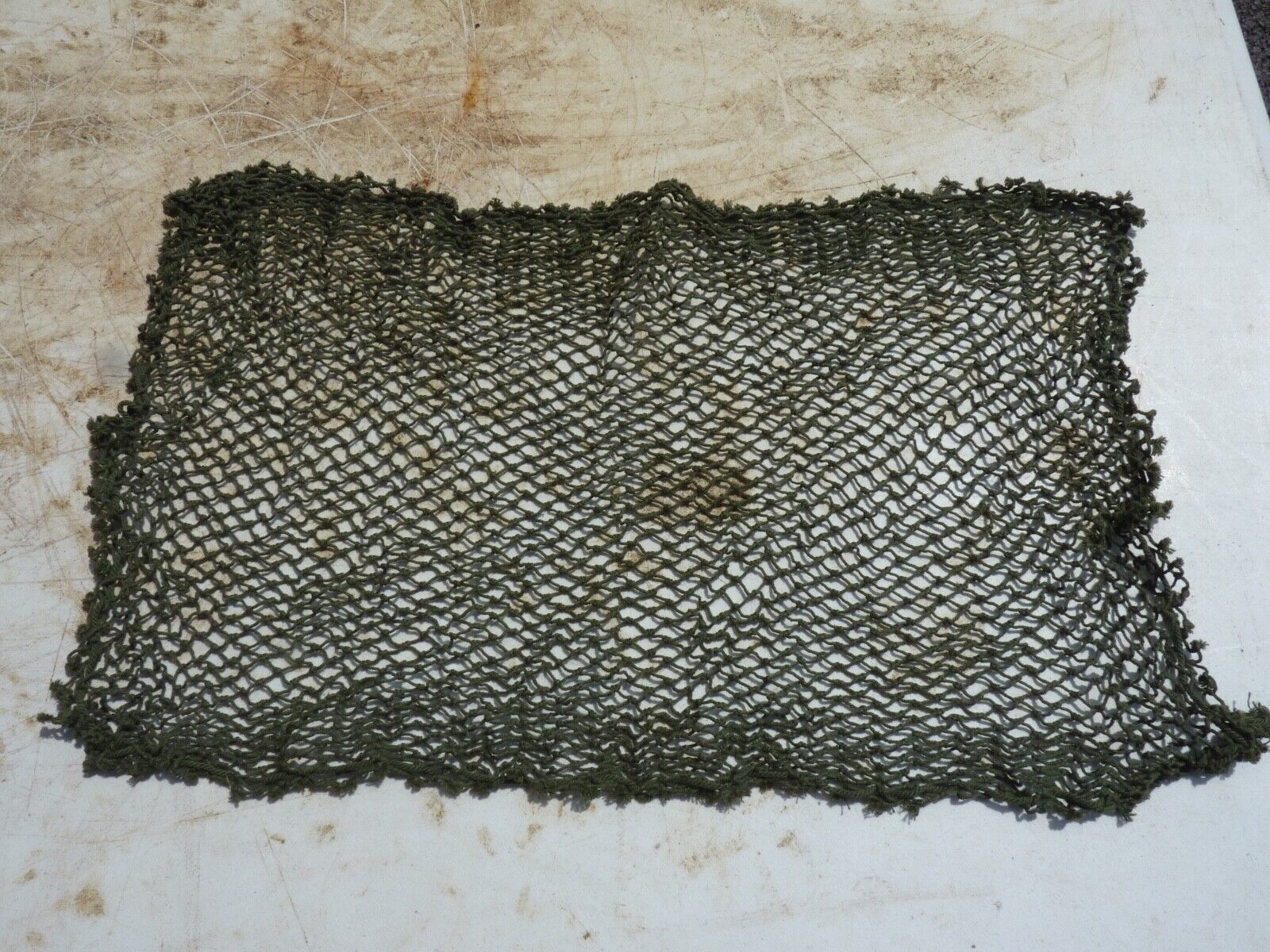 Original WW2 British Army Combat Helmet Net - Fits Mk2, Mk3 or US M1 Helmet - The Militaria Shop